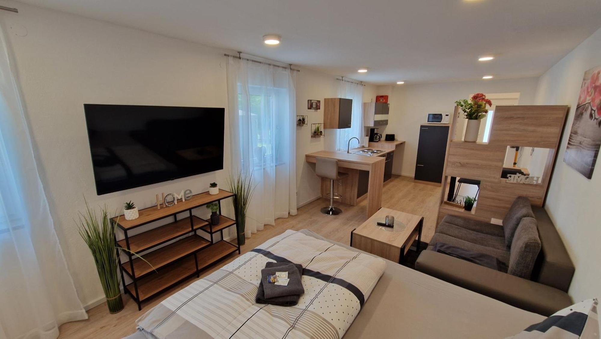 Appartment-Ferienwohnung Mit Kueche, Bad, Kostenlos Wlan, Modern Eingerichtet Roding Szoba fotó